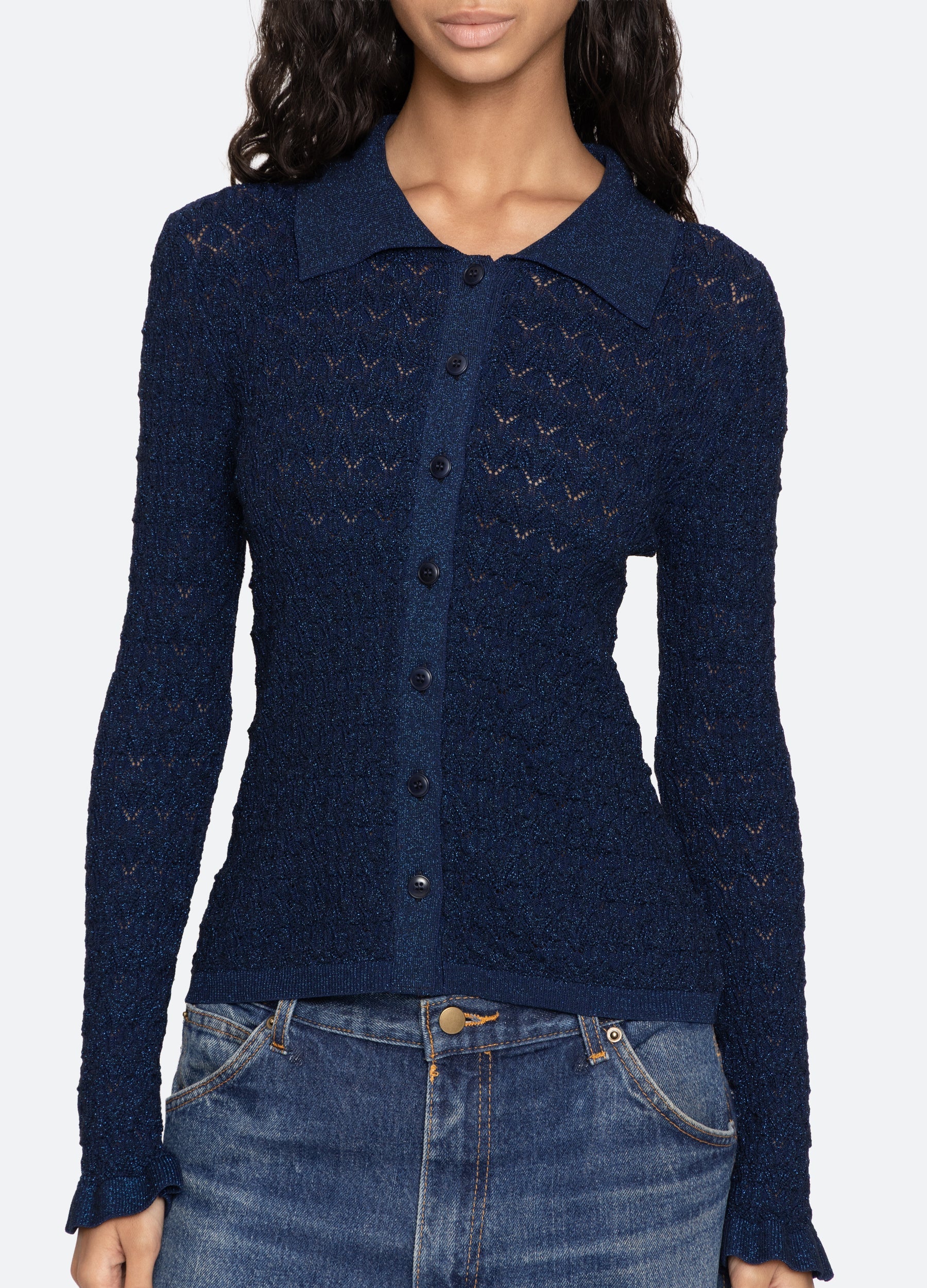 Ruby Cardigan Navy|Black