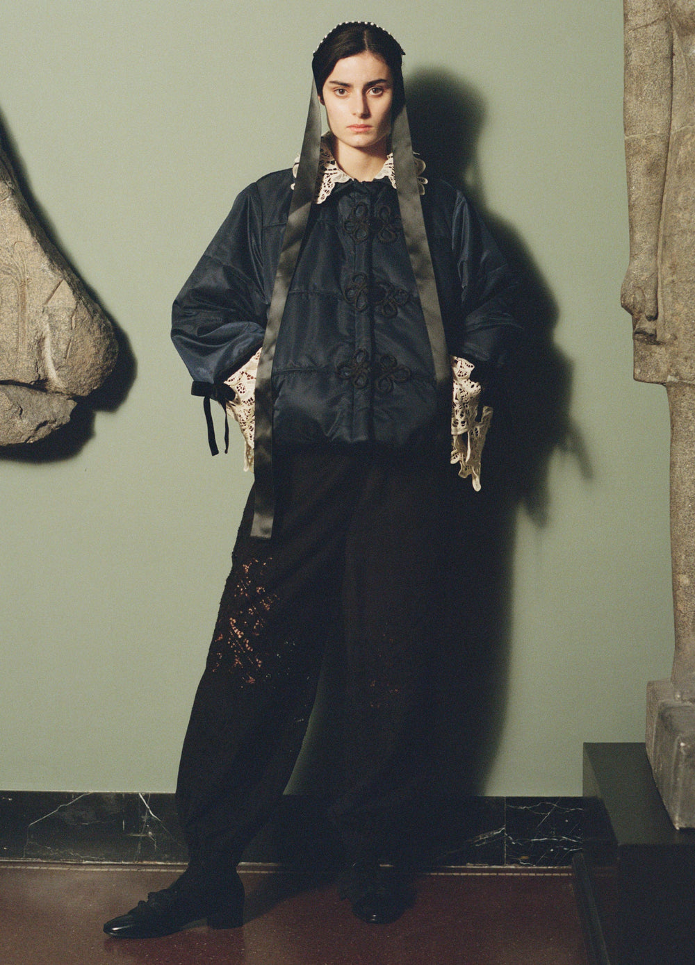 Shanna Pants Black|Cream