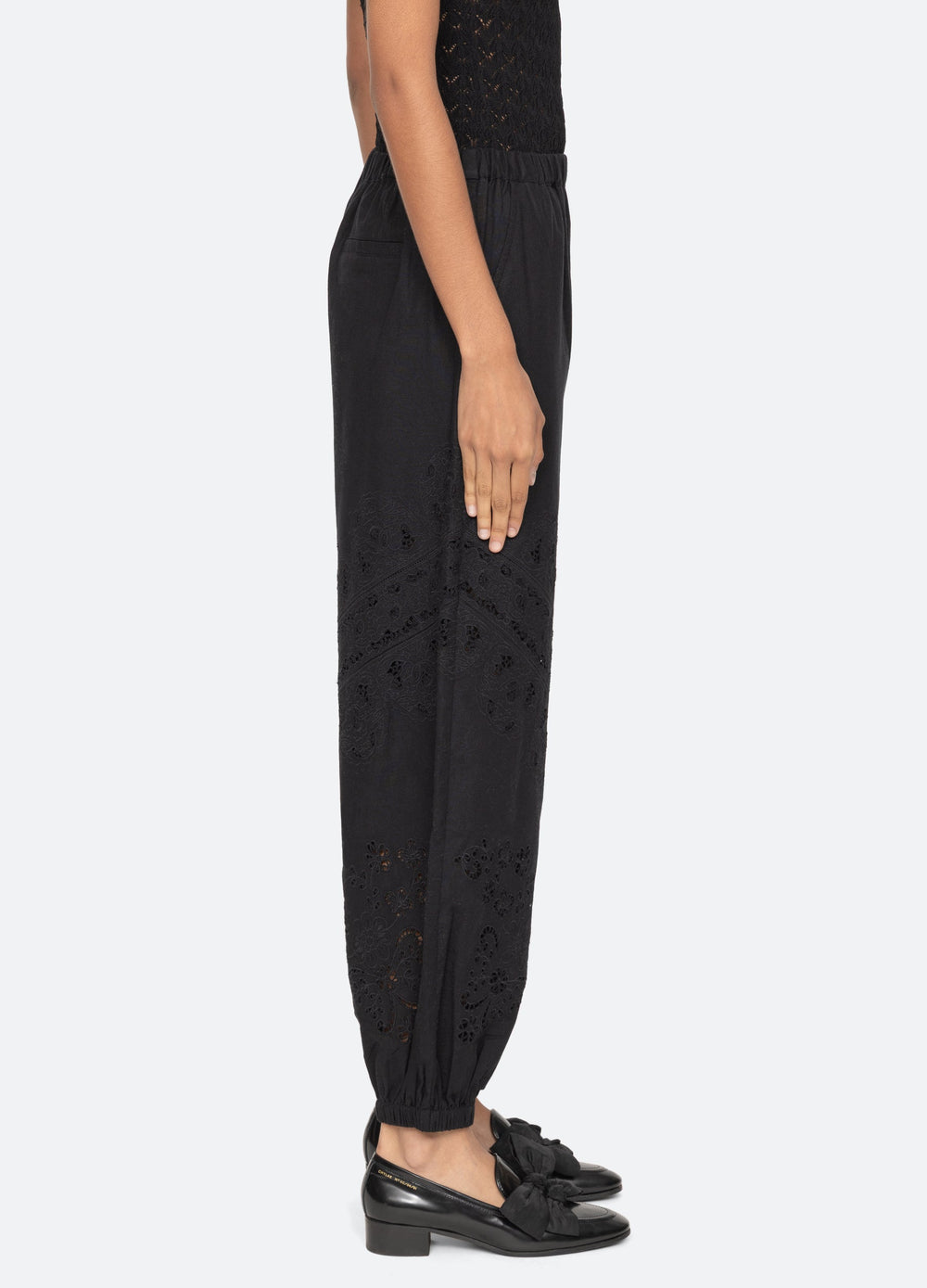 Shanna Pants Black|Cream