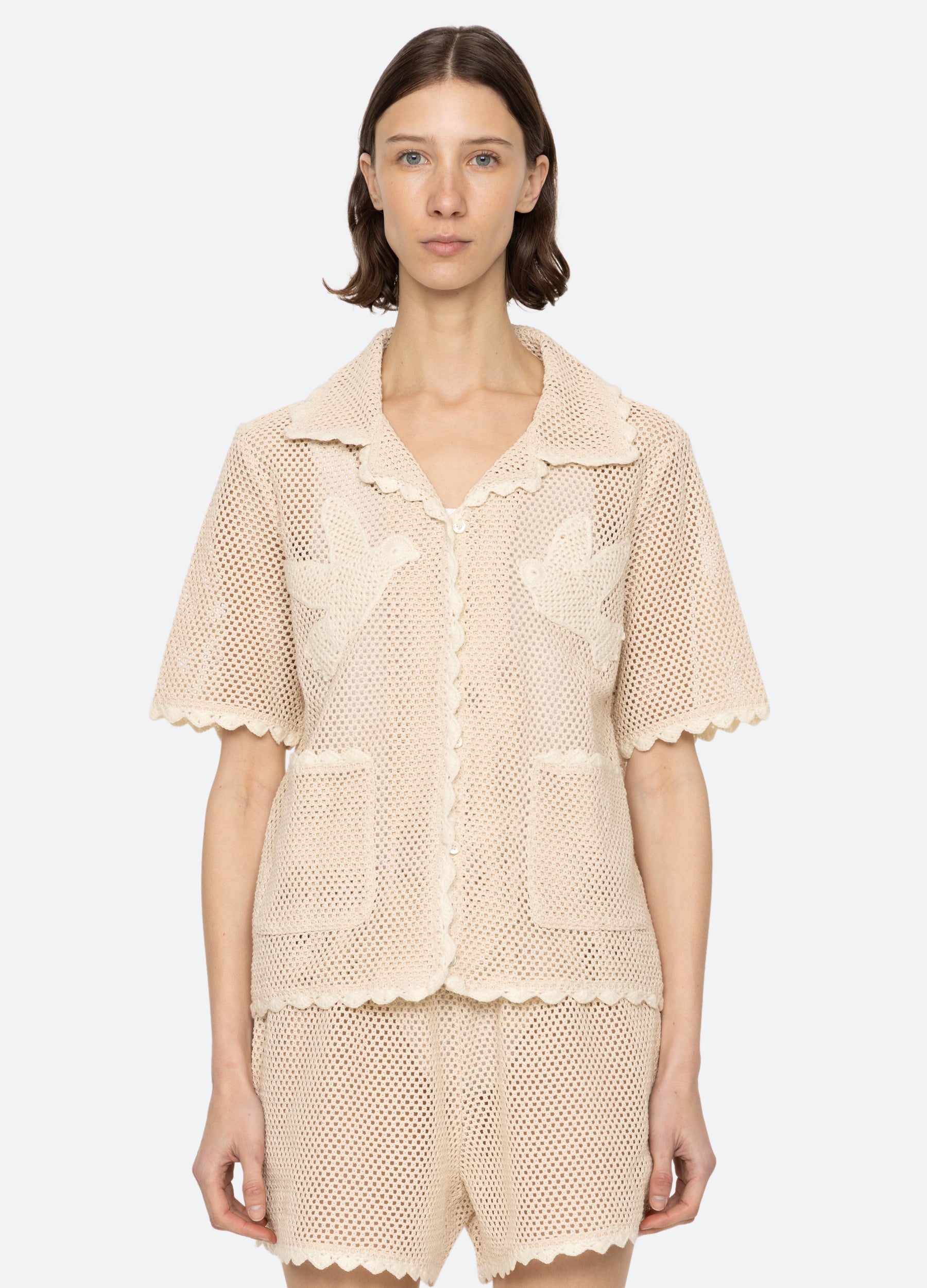 Sally Shirt Coverup Tan