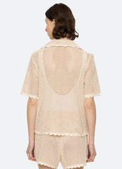 Sally Shirt Coverup Tan