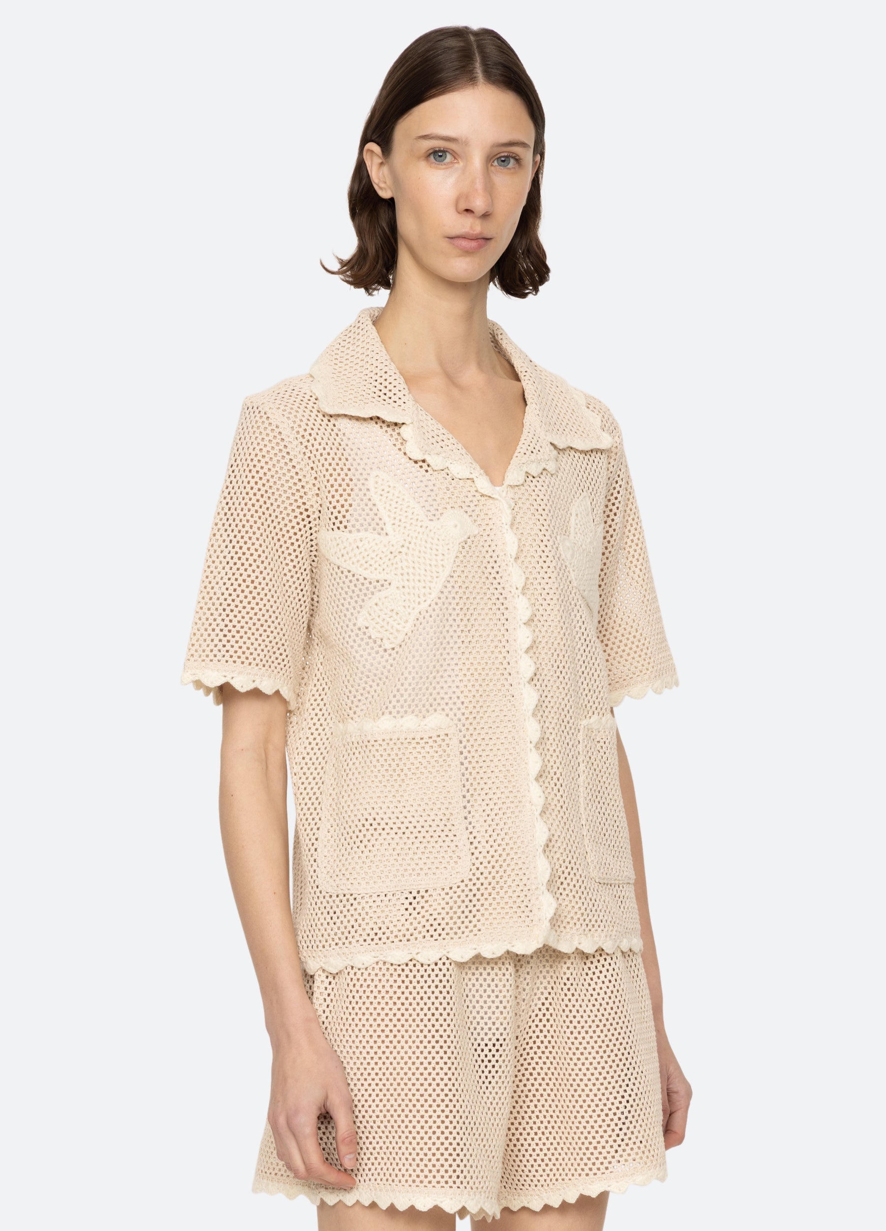 Sally Shirt Coverup Tan