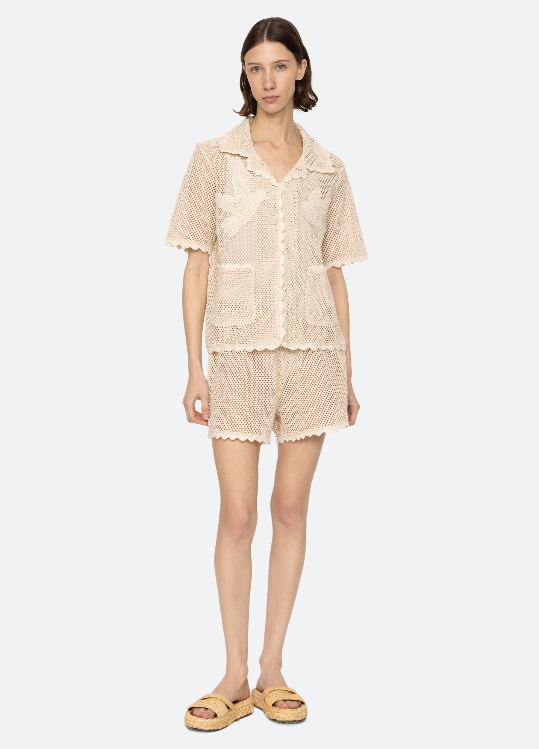Sally Shirt Coverup Tan