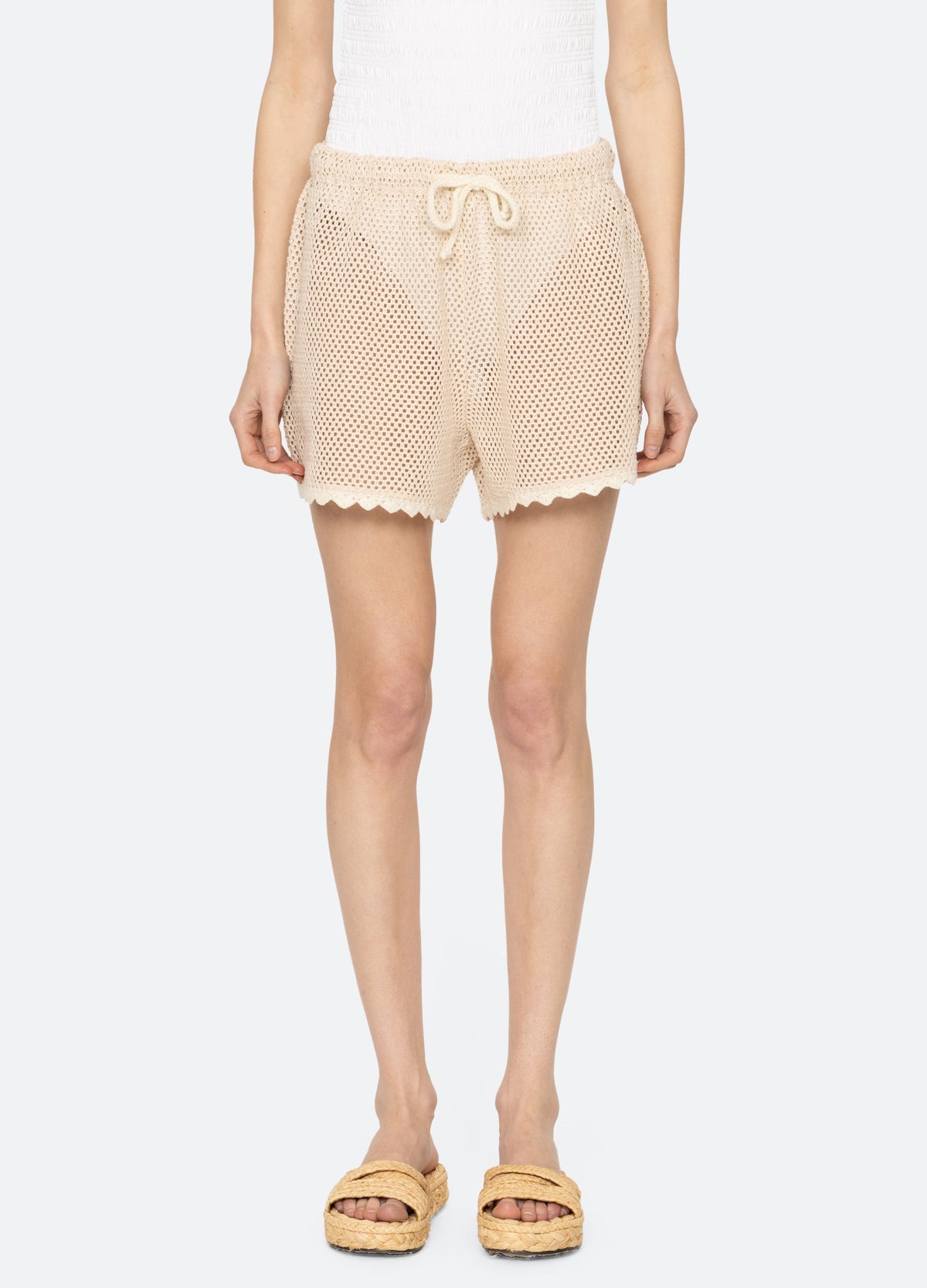 Sally Shorts Coverup Tan