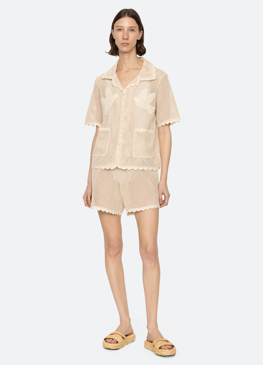 Sally Shorts Coverup Tan