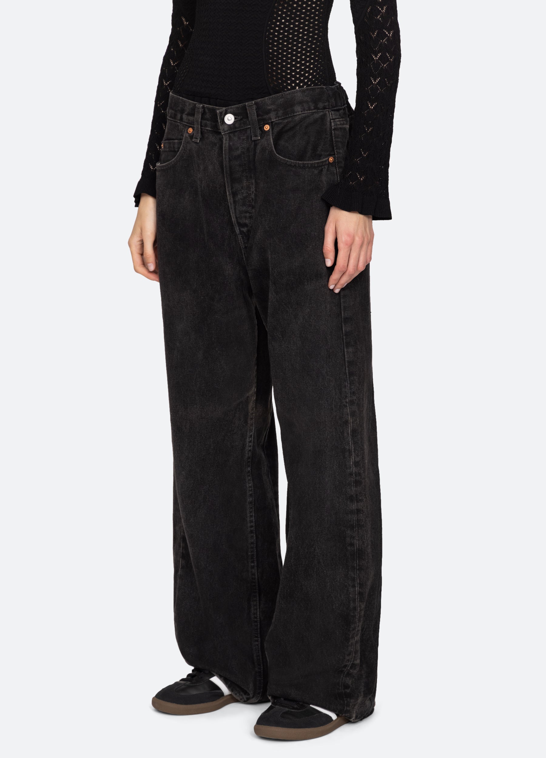 Elena Pants Black|Blue
