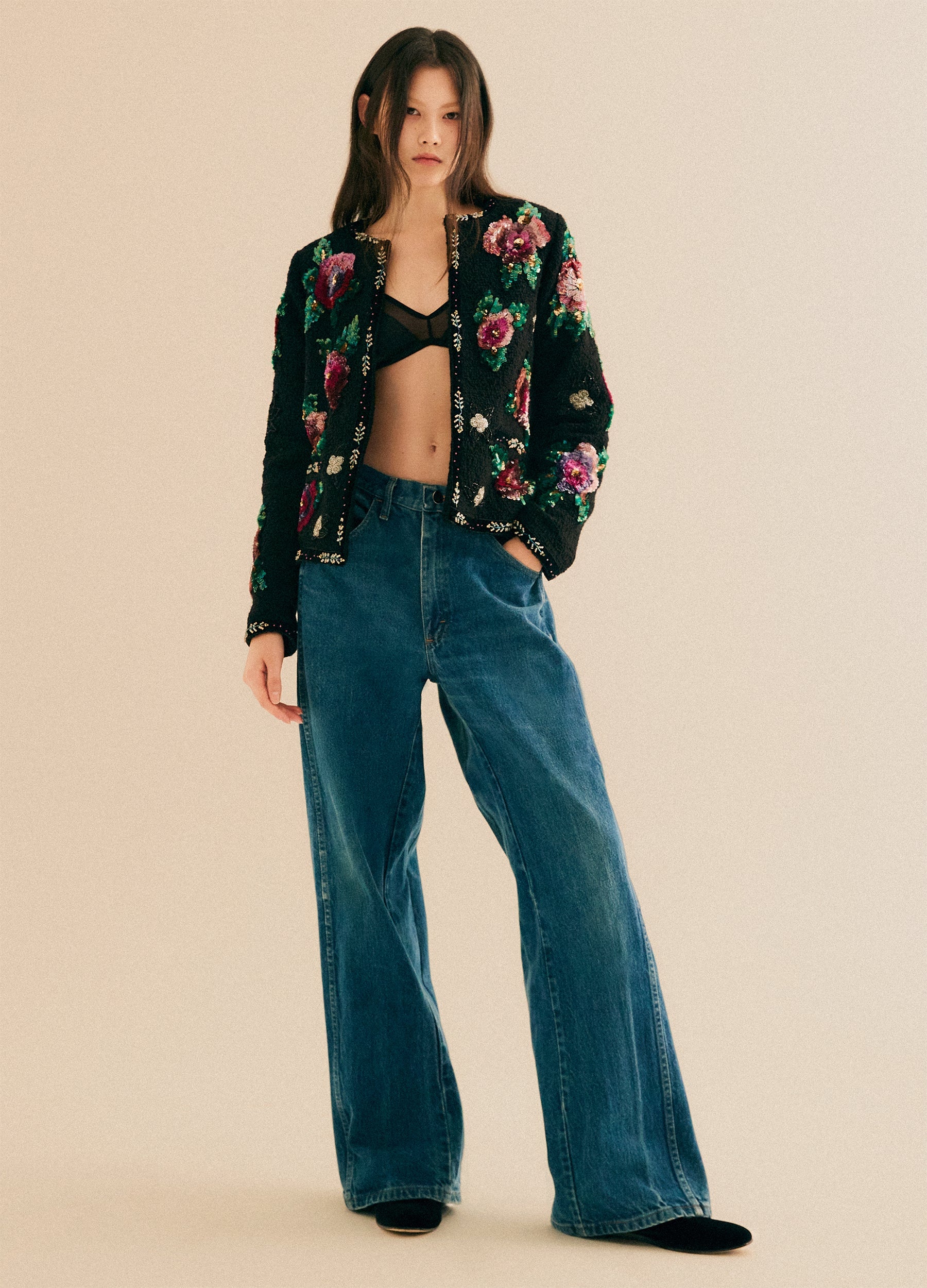 Elena Pants Black|Blue