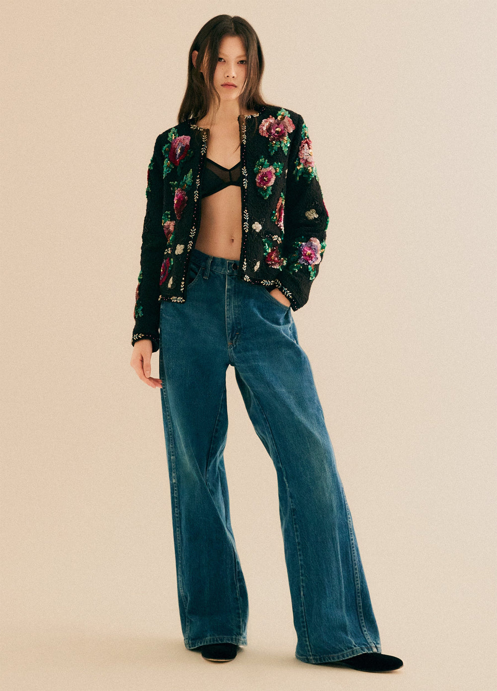Elena Pants Black|Blue