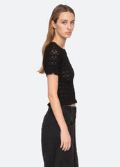 Rue S/S Sweater Black|Cream|Blue|Mint