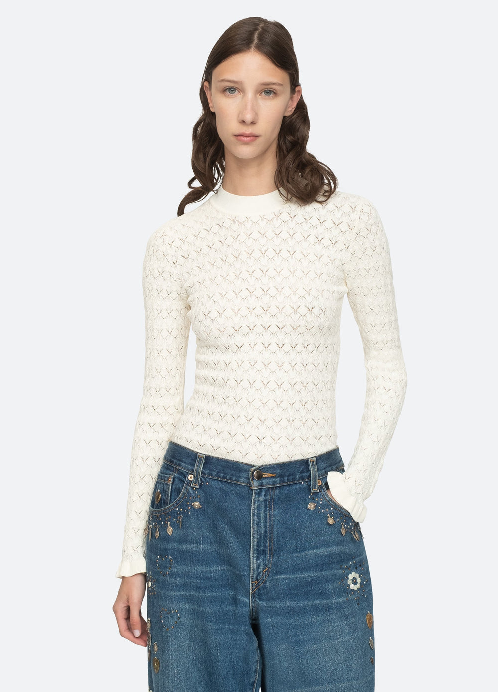 Rue Sweater Black|Cream