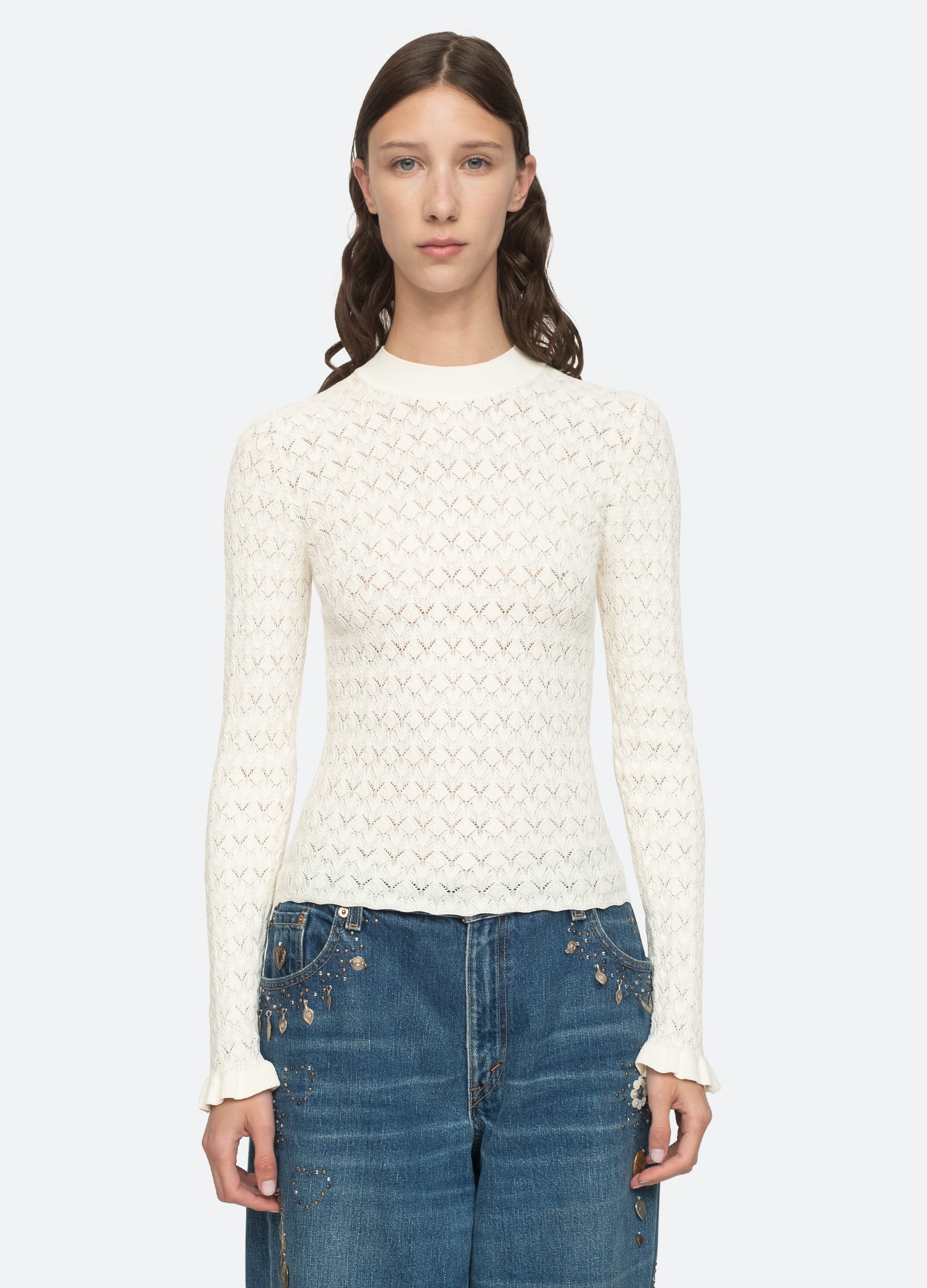 Rue Sweater Black|Cream