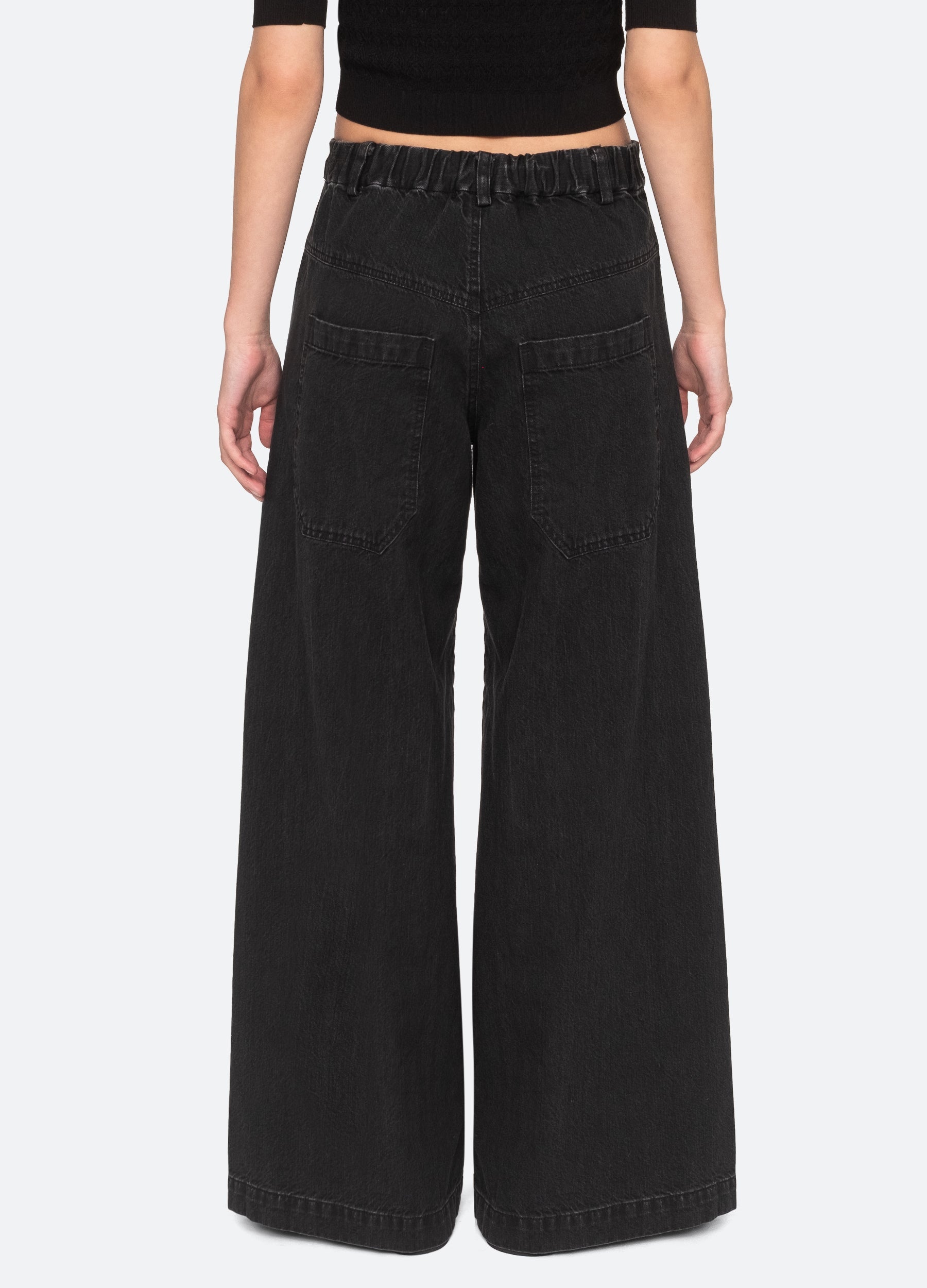 Velma Jeans Black|White