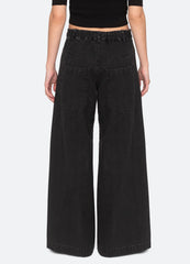 Velma Jeans Black|White