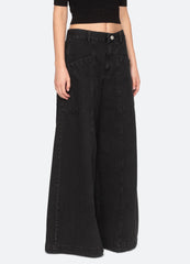 Velma Jeans Black|White