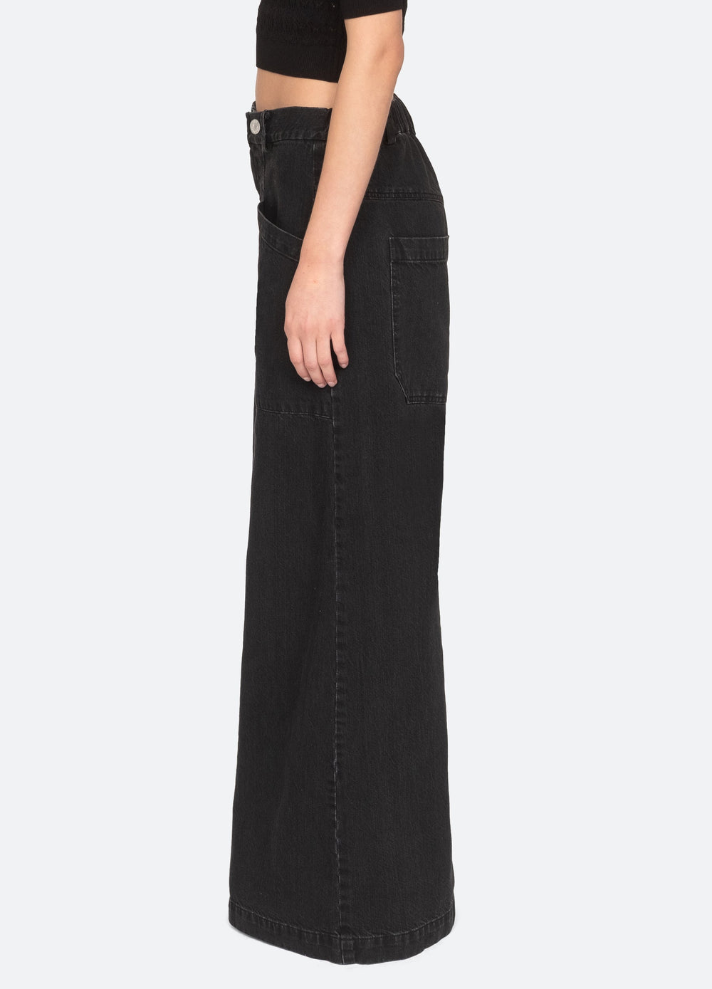 Velma Jeans Black|White