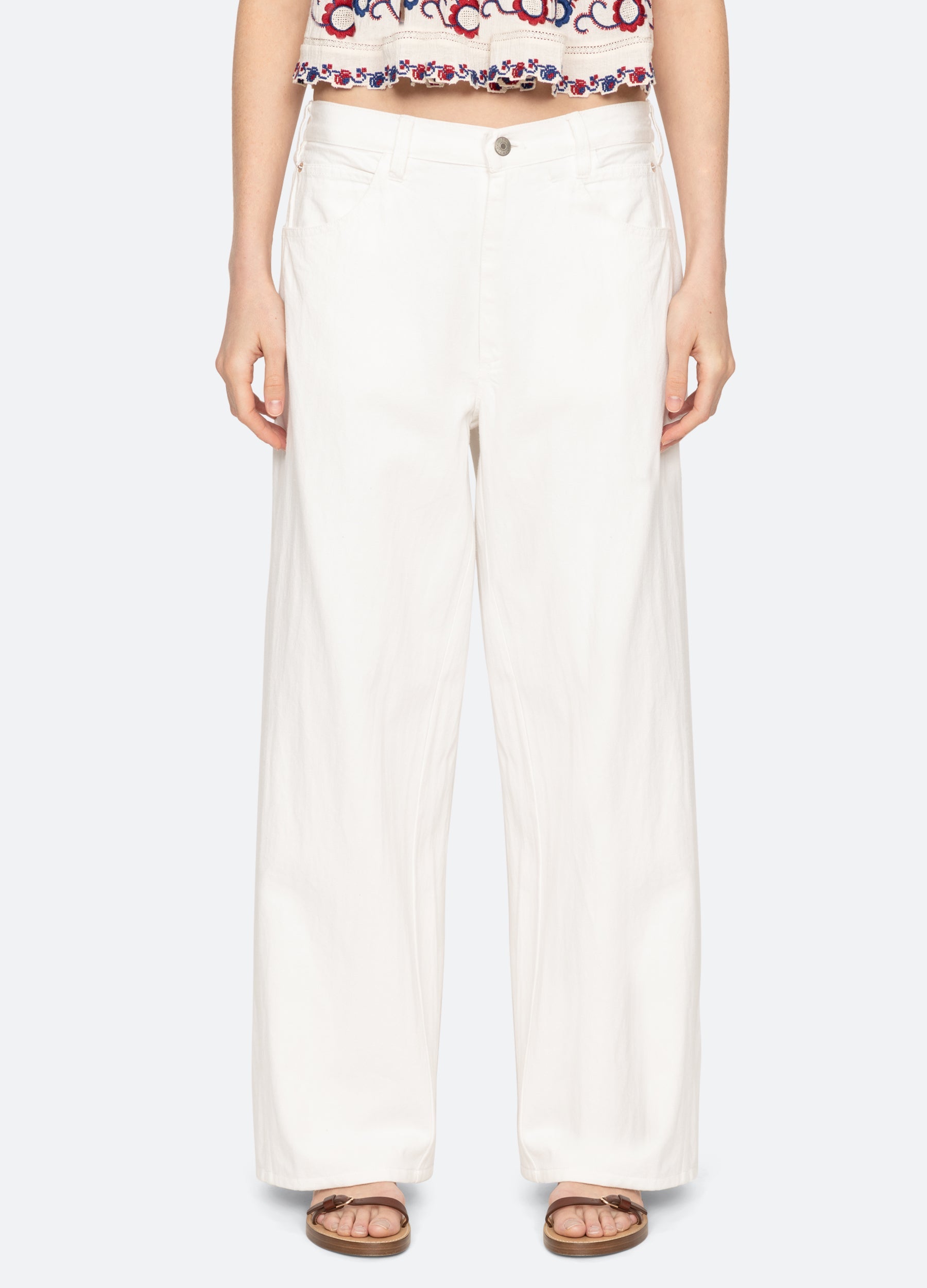 Elena Jeans Blue|White