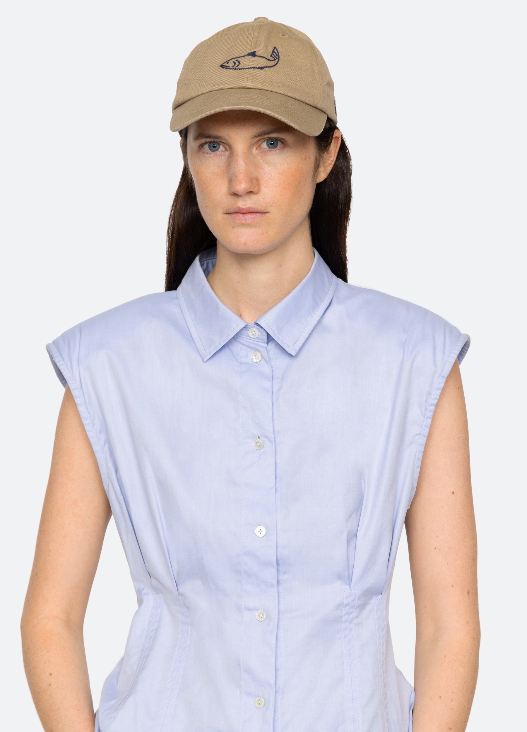 Demi Cap Navy|Camel