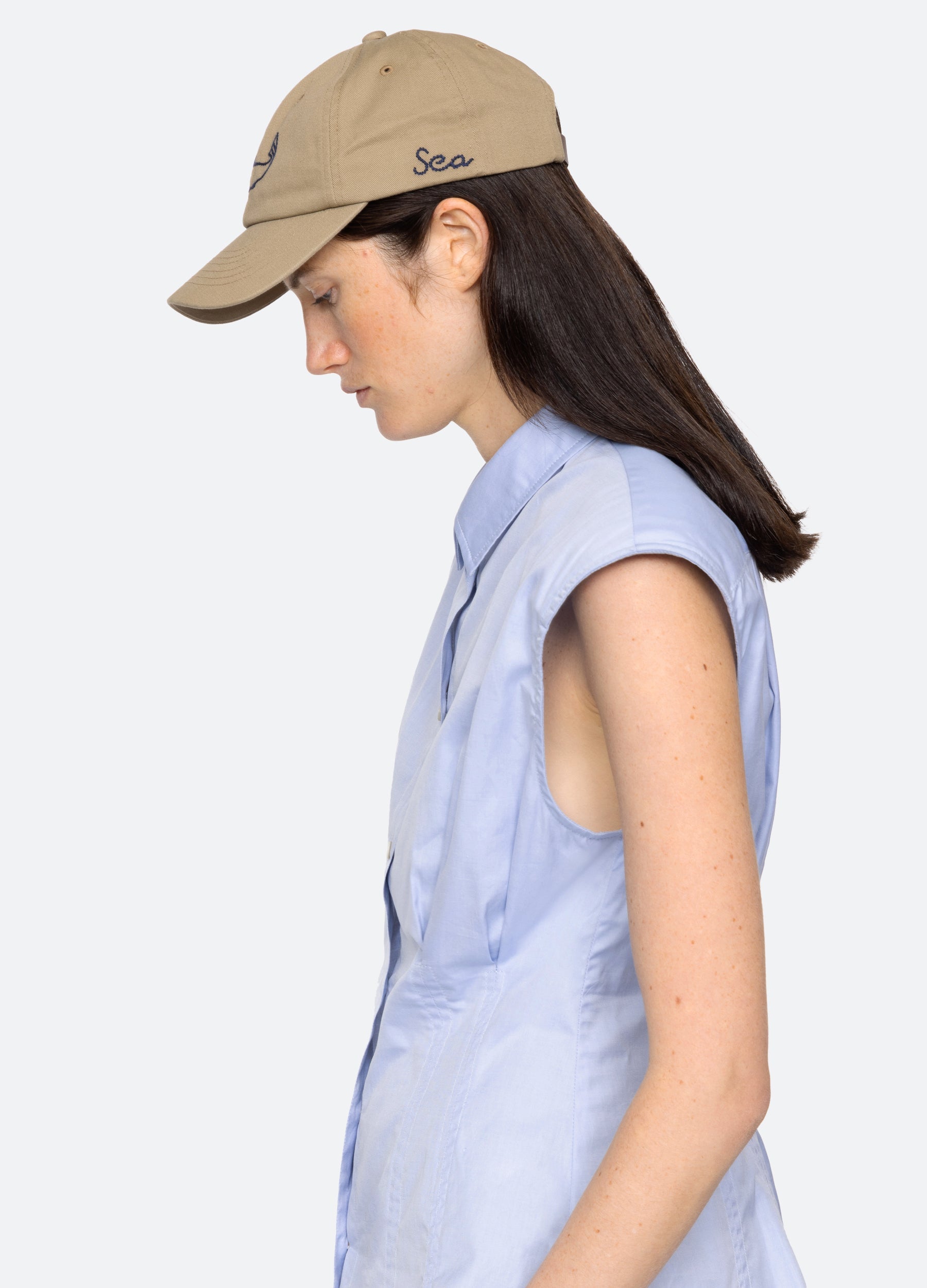 Demi Cap Navy|Camel