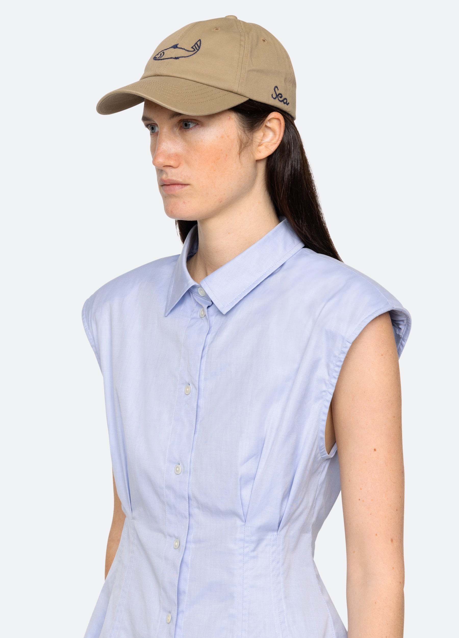 Demi Cap Navy|Camel