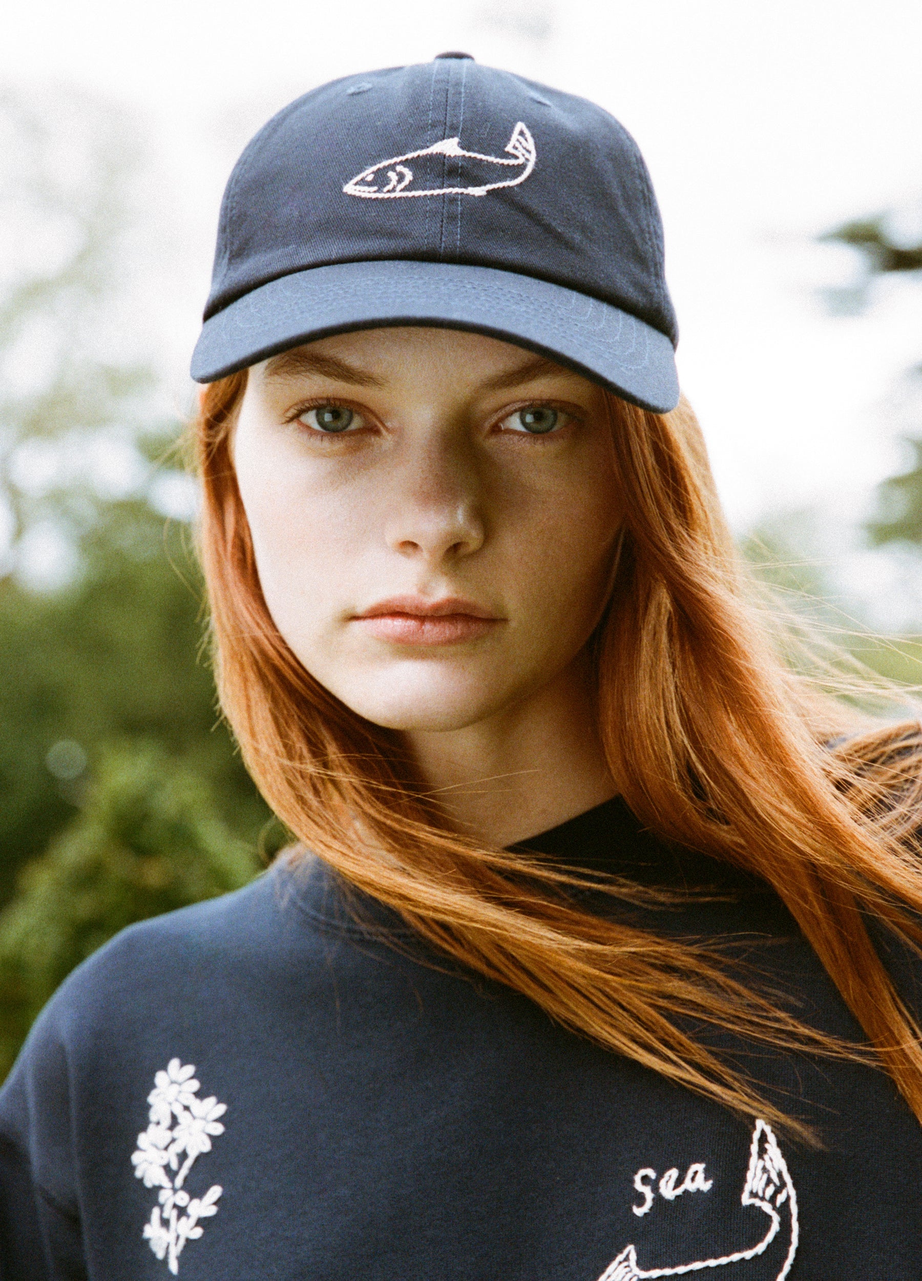 Demi Cap Navy|Camel