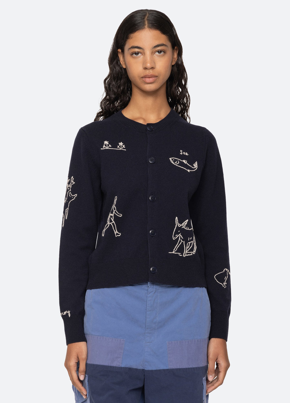 Demi Cardigan Navy