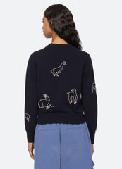 Demi Cardigan Navy