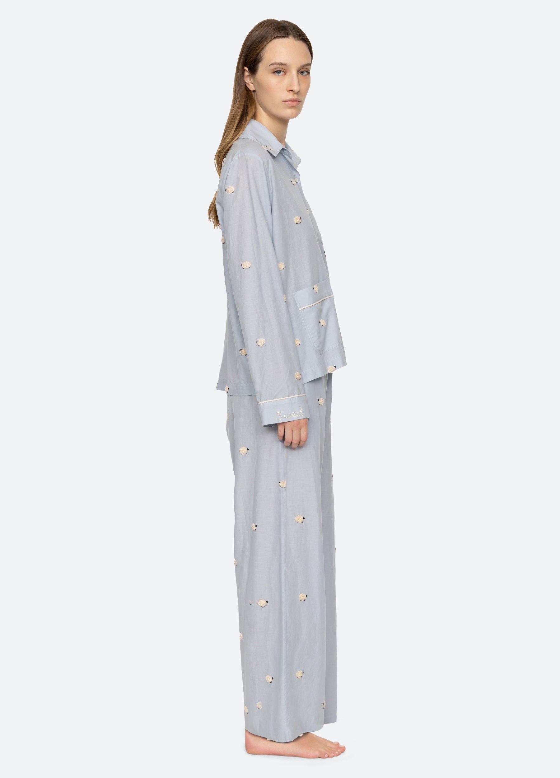 Sheep PJ Set Sky