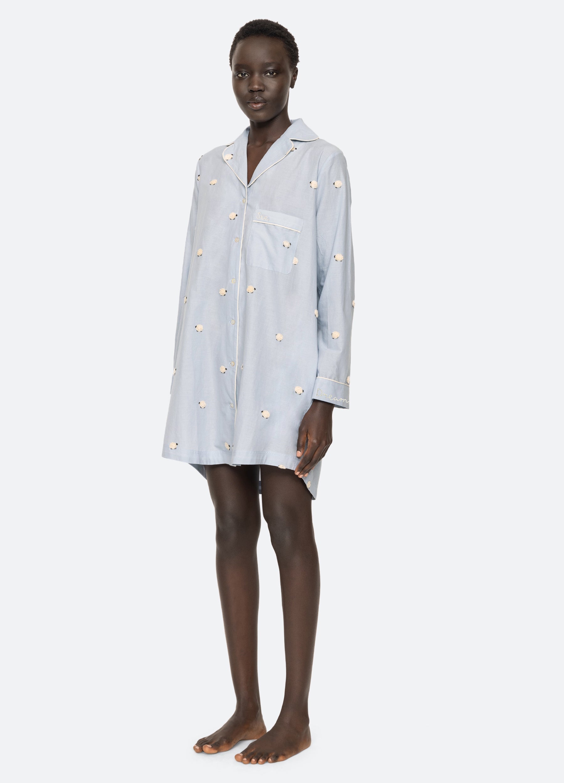 Sheep Night Shirt Sky