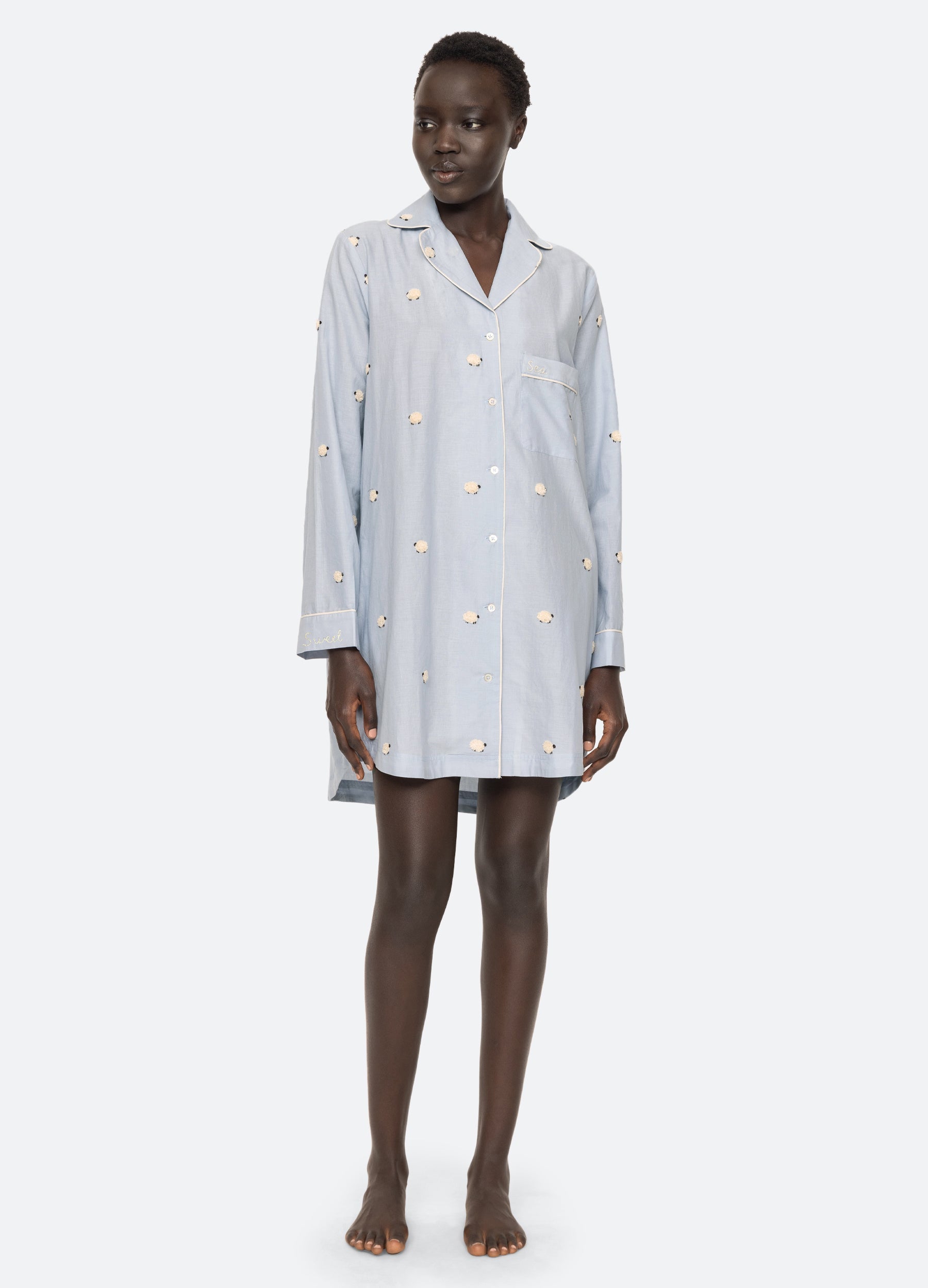 Sheep Night Shirt Sky