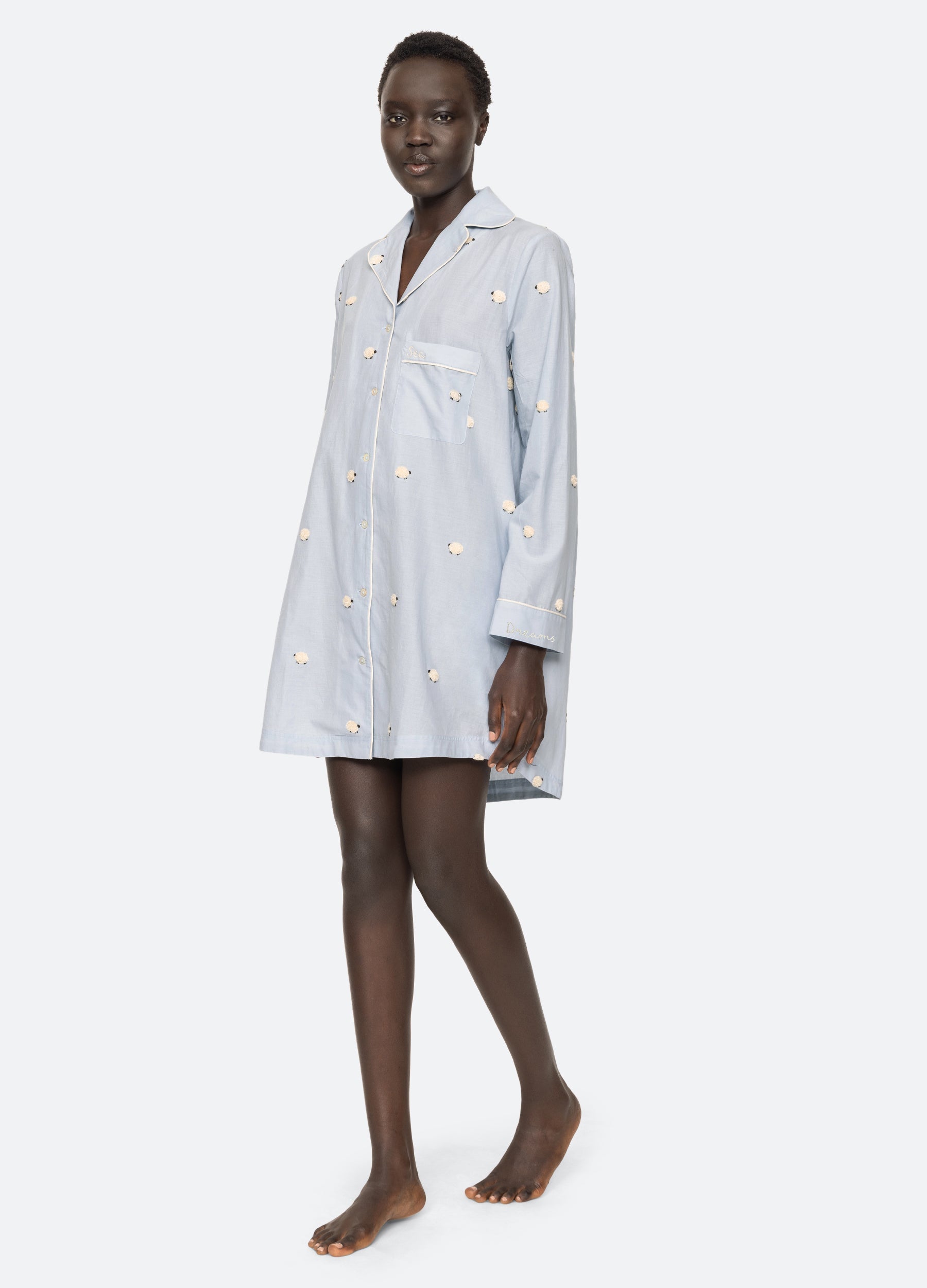Sheep Night Shirt Sky