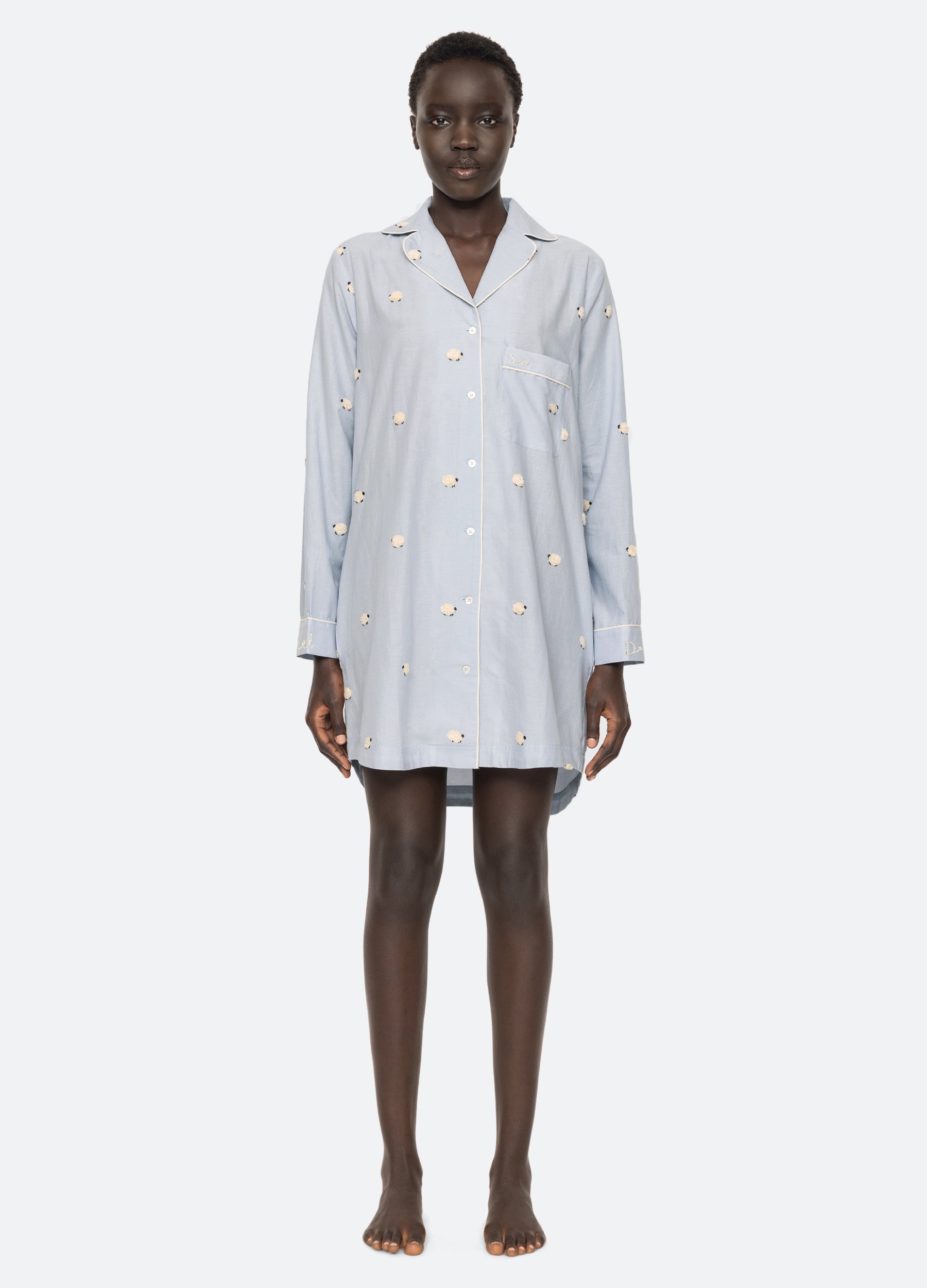 Sheep Night Shirt Sky