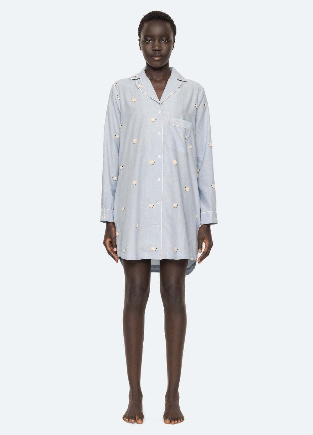 Sheep Night Shirt Sky