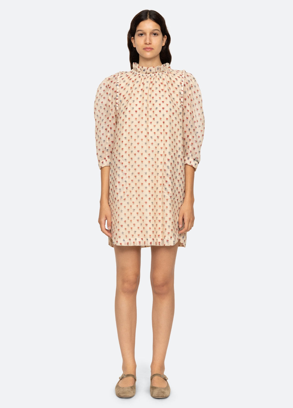 Alexis Tunic Cream|Purple
