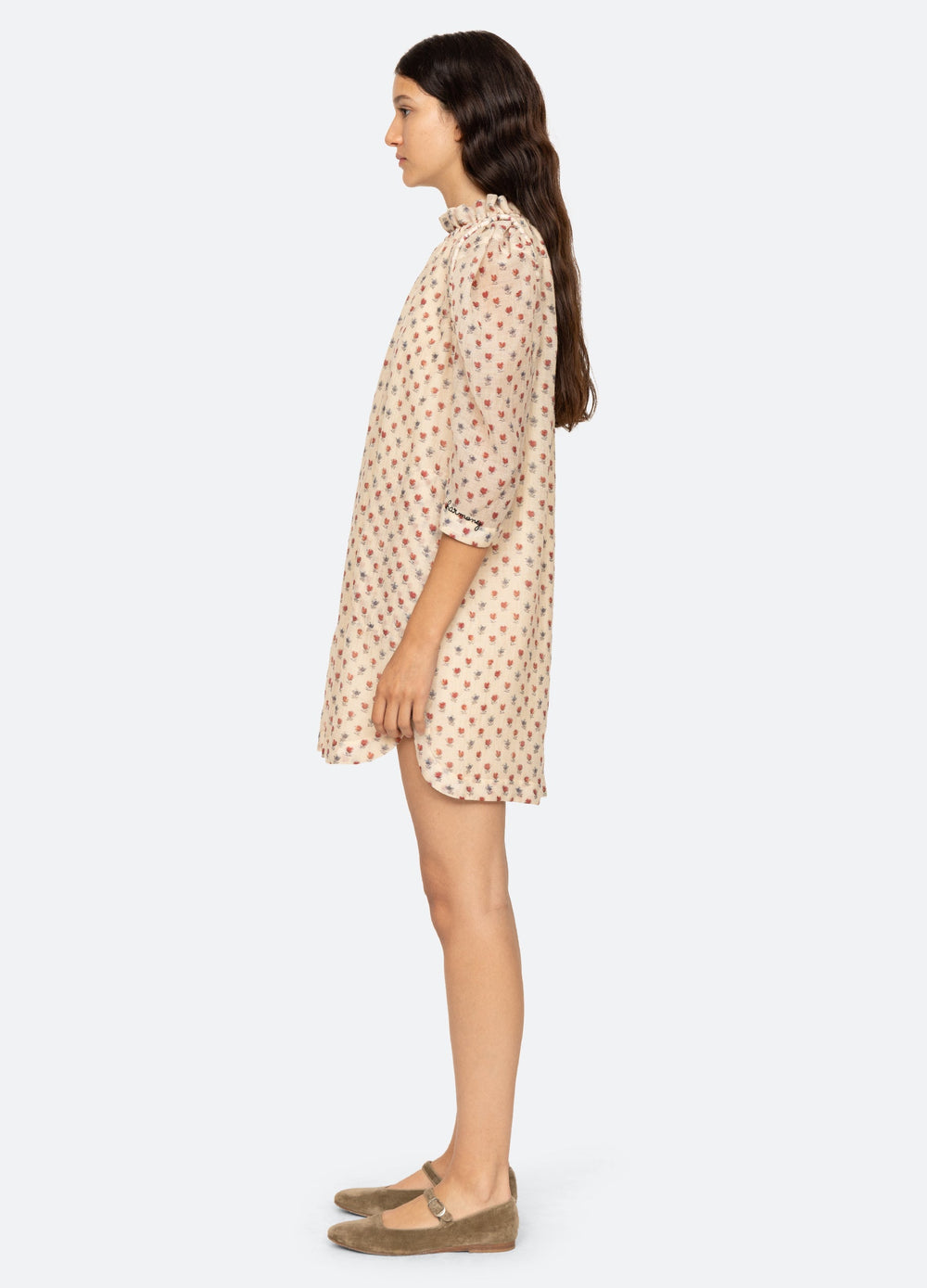 Alexis Tunic Cream|Purple