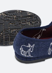 Demi Mary Jane Flats Navy