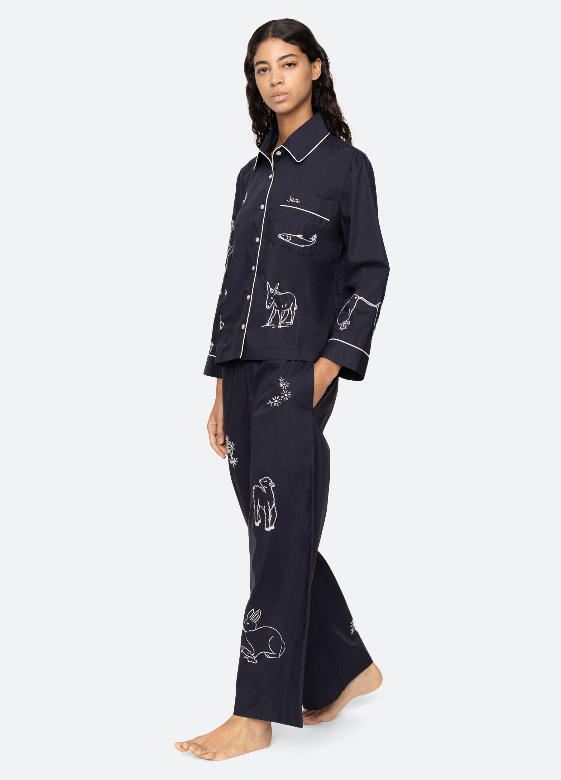 Demi PJ Set Navy