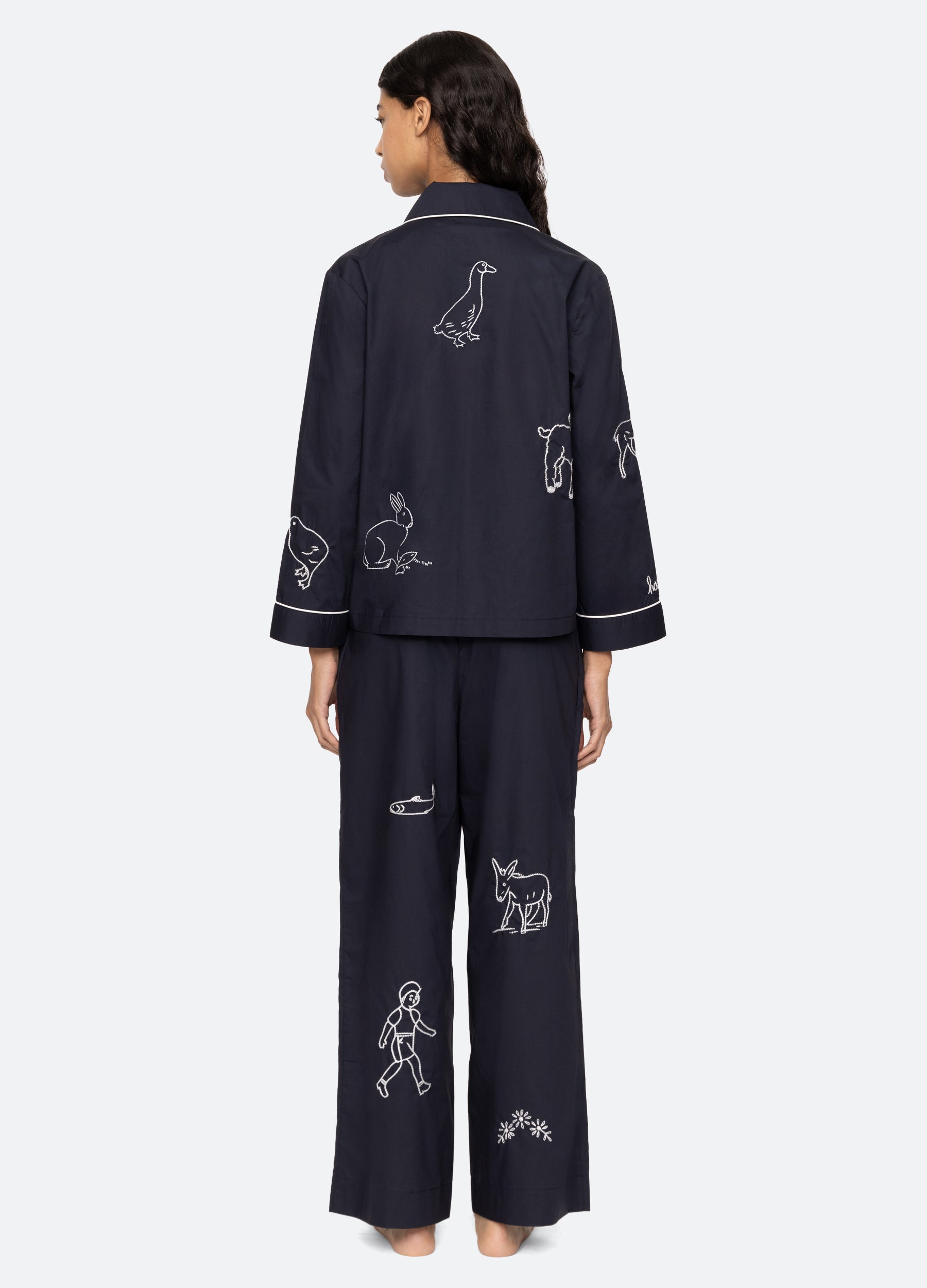Demi PJ Set Navy