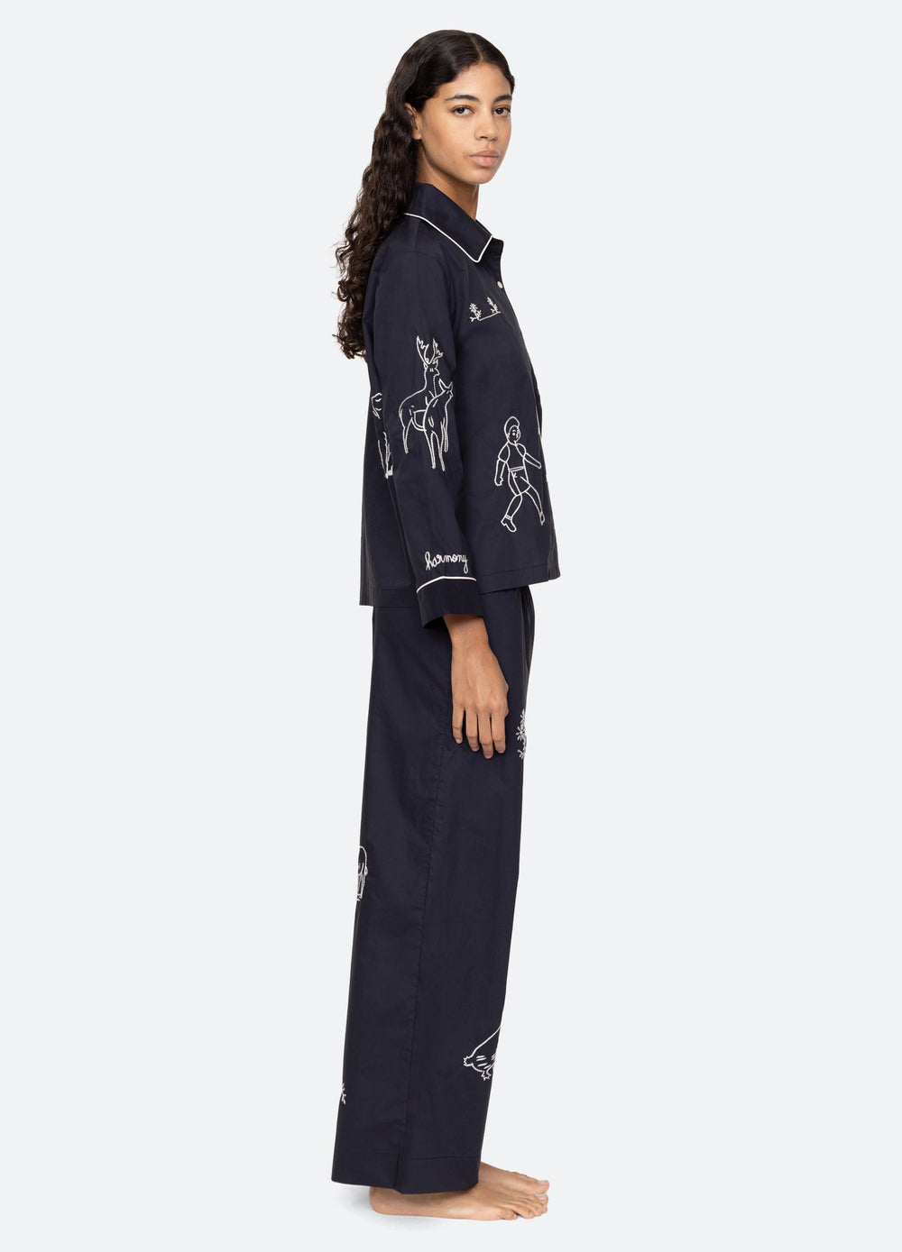 Demi PJ Set Navy