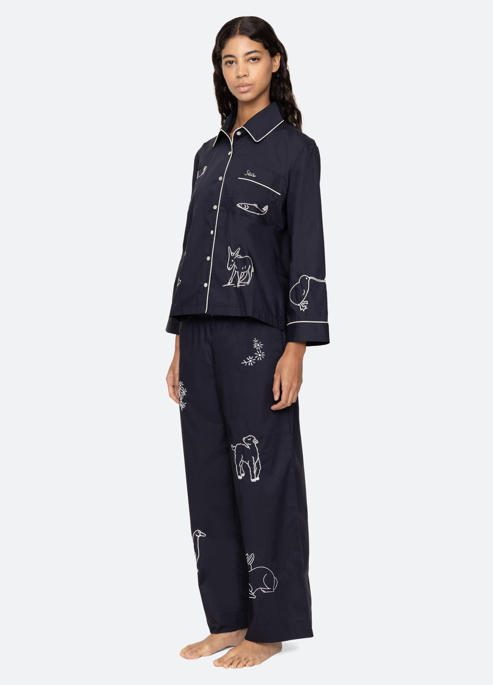 Demi PJ Set Navy